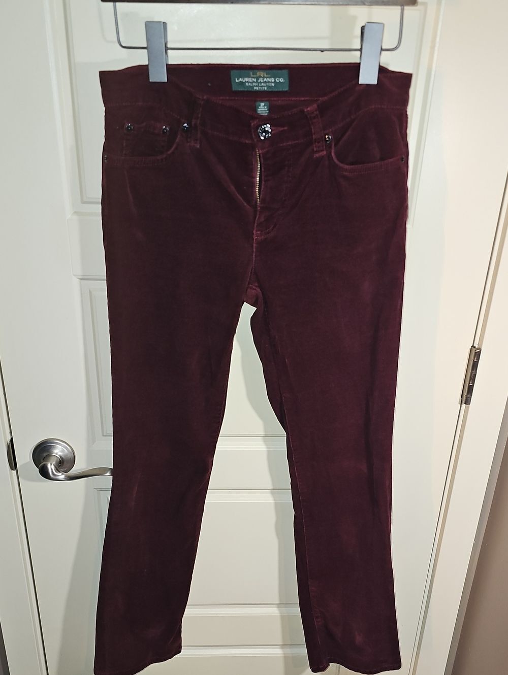 Lauren Jeans Co. Corduroy Pants in Wine Size 2P